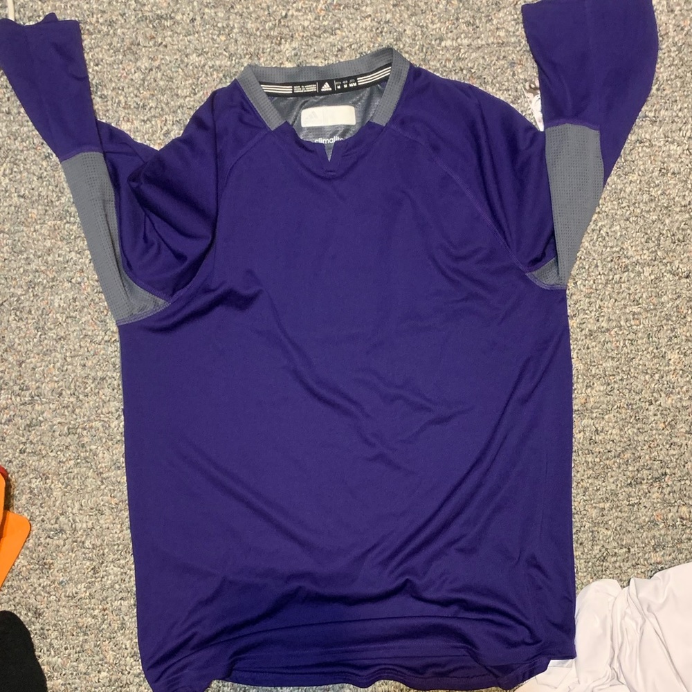 Men’s adidas climalite 3/4 sleeve baseball shirt